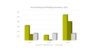 P-Konto, Pfändungsschutzkonto, Basisfreibetrag P-Konto